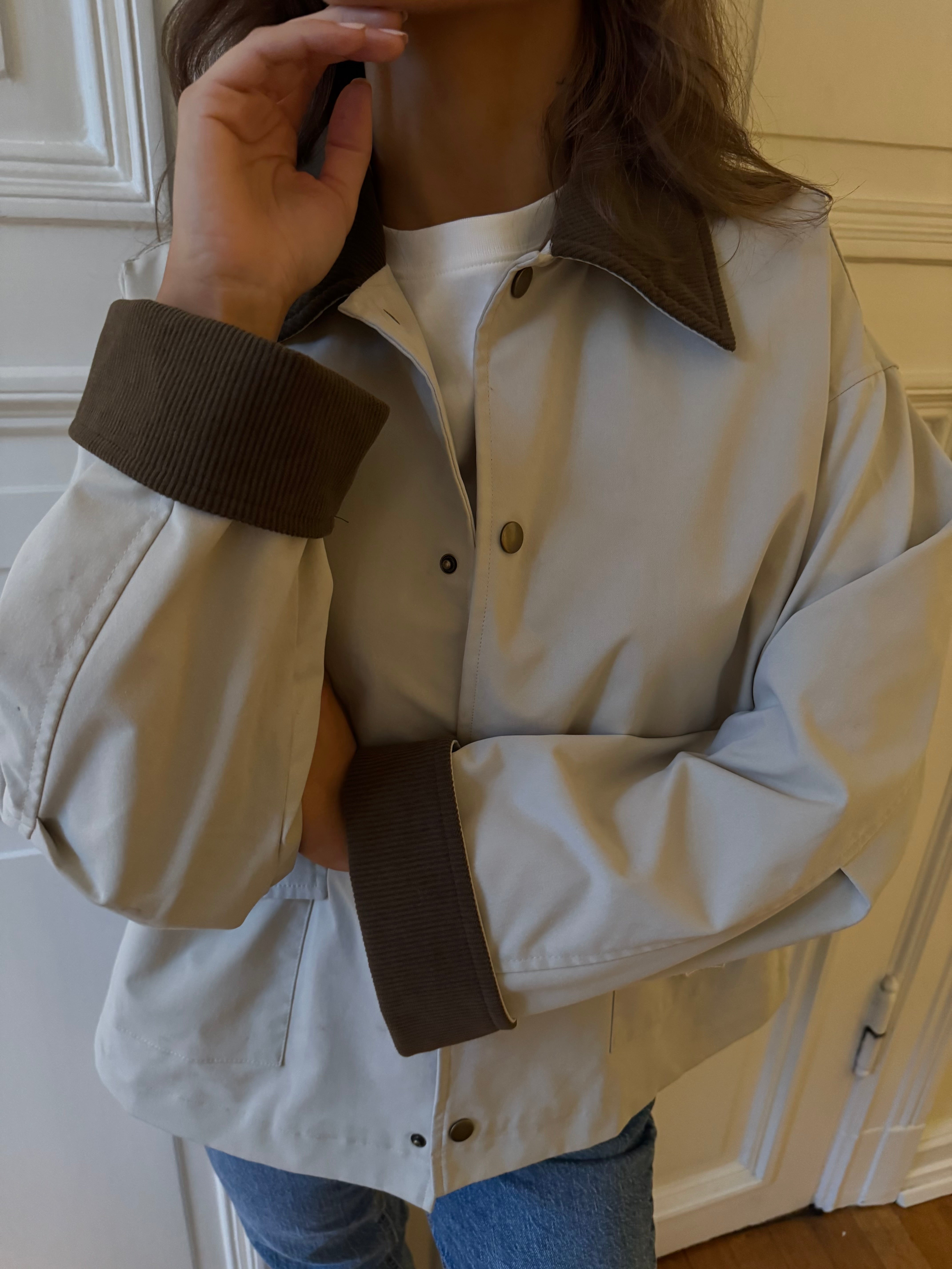 NMNORA JACKET - Silver Lining